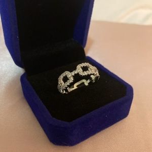 Silver Eternity Ring Size 7